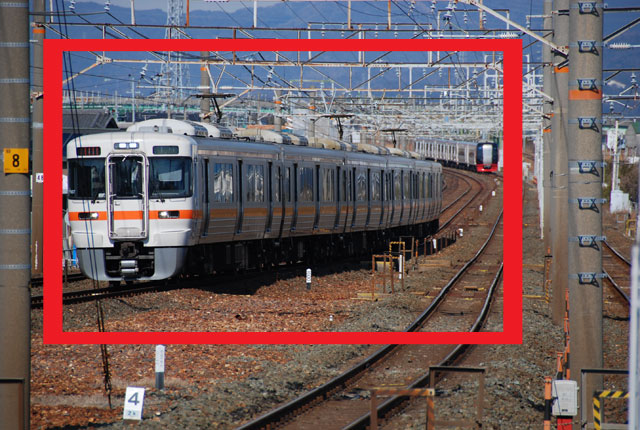 下地駅で撮影した313系