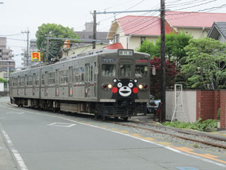 熊本電鉄藤崎線の併用軌道