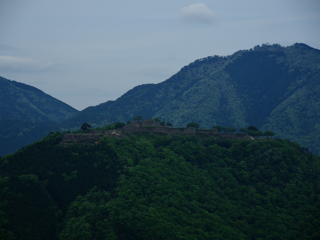立雲峡から見る竹田城